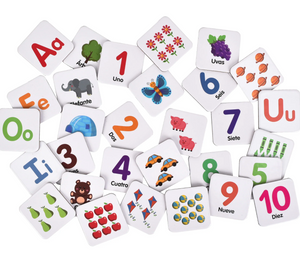Juego De Memoria Numeros Y Vocales BRUPA