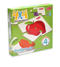 Cargar imagen en el visor de la galería, 4X4 Frutas - Rompecabezas BRUPA