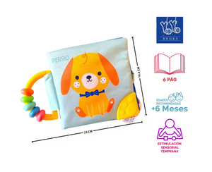 Mi Libro Suave Con Sonaja Y Mordedera: Perro BRUPA