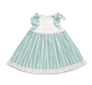 Vestido Cortado Cintura Rayado ALINA