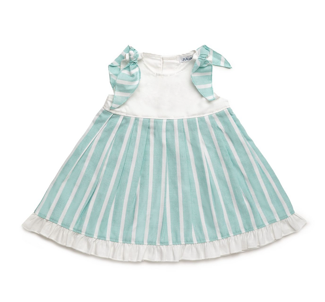 Vestido Cortado Cintura Rayado ALINA