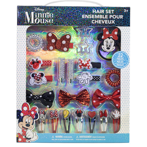 Disney Minnie Mouse - Kit de Accesorios para el Cabello Set PORFYDYA