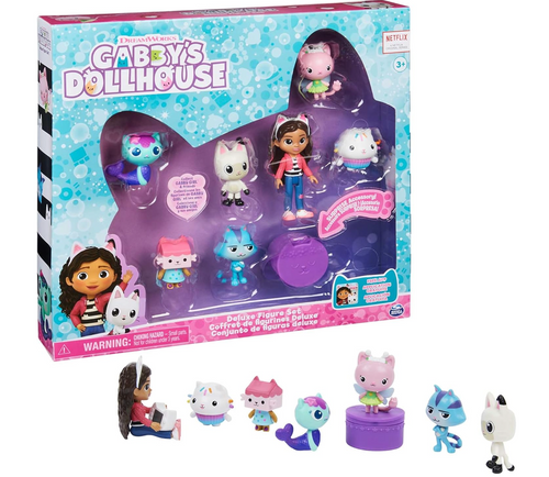 Gabby’s Dollhouse, Set de Regalo con 7 Figuras PORFYDYA