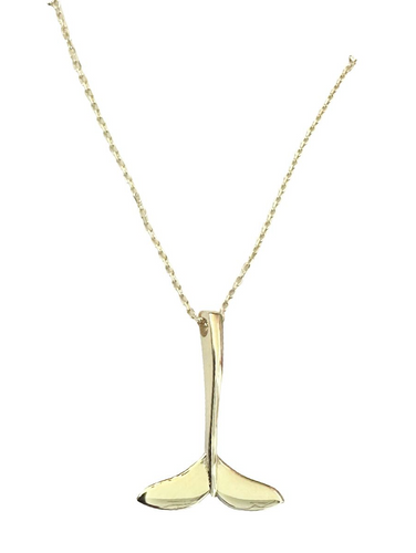 Collar Cola De Ballena (Incluye Cadena) Oro 10K
