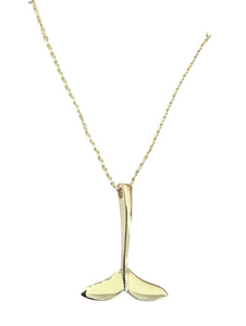 Collar Cola De Ballena (Incluye Cadena) Oro 10K