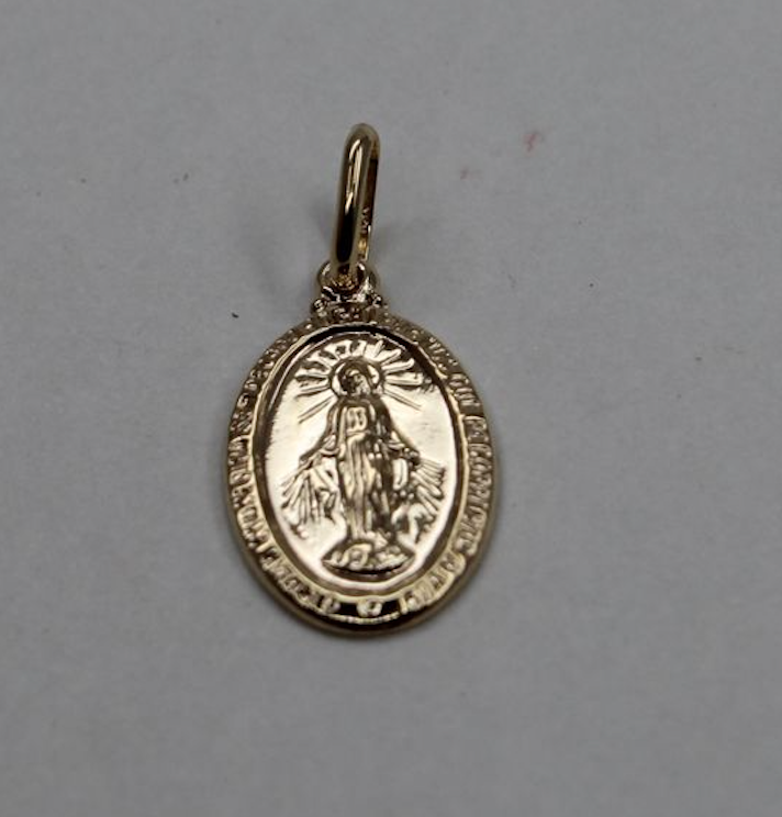 Medalla Virgen Milagrosa Oro10k