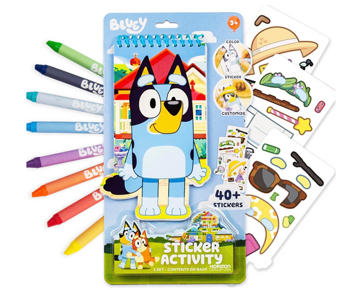 Bluey - Libro de actividades con pegatinas PORFYDYA