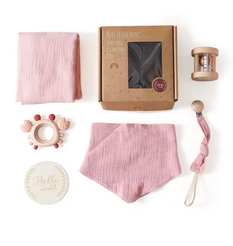 Set de Regalo New Born Rosa CHIKY NYNO