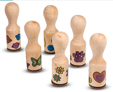 Cargar imagen en el visor de la galería, Melissa &amp; Doug Sellos con Mango De Madera, Artes y Manualidades PORFYDYA