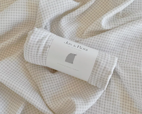 Muselina small beige squares