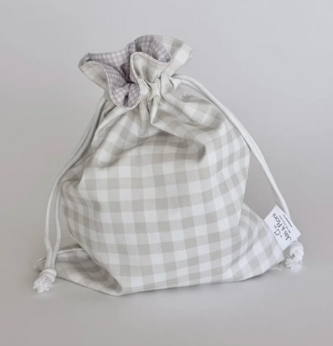 Bolsita Jas&Roni beige squares