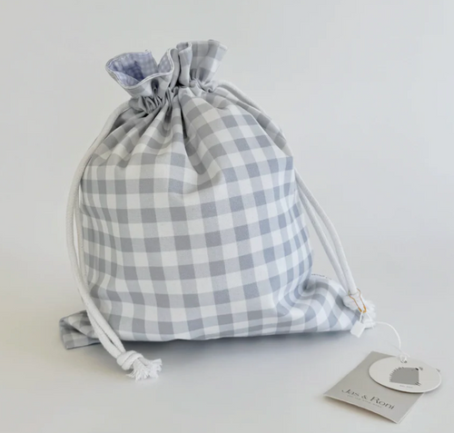 Bolsita Jas&Roni blue squares