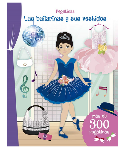 Pegatinas Bairalerina y  sus Vestidos PORFYDYA