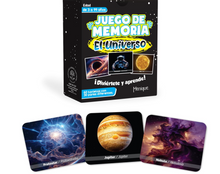 Cargar imagen en el visor de la galería, Menique Juego de Memoria El Universo – 60 Tarjetas PORFYDYA