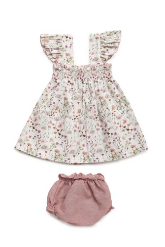 Vestido Engomado Flores Braga Maquillaje ALINA