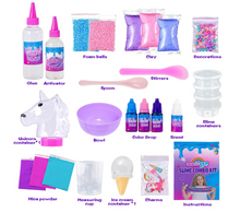 Cargar imagen en el visor de la galería, Mini kit de slime de unicornio PORFYDYA