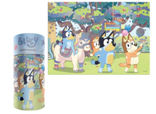 Cargar imagen en el visor de la galería, Rompecabezas Infantil  Bluey 60 Piezas, Cilindro PORFYDYA