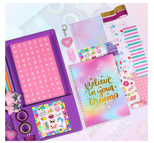 Kit de diario para niñas, juguetes para edades de 8 a 14 años PORFYDYA