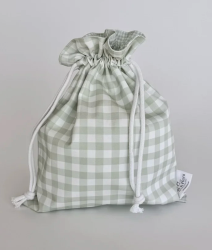 Bolsita Jas&Roni green squares