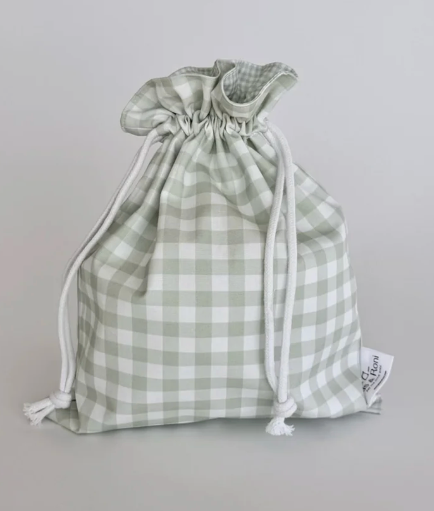 Bolsita Jas&Roni green squares
