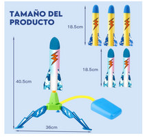 Cargar imagen en el visor de la galería, Lanzador de Cohetes de Juguetes para Niño, Cohete Espacial PORFYDYA