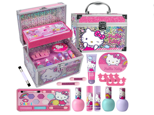 Estuche de Maquillaje Infantil con Diseño Hello Kitty PORFYDYA