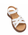 Huarache  Tejido Blanco Cruzado