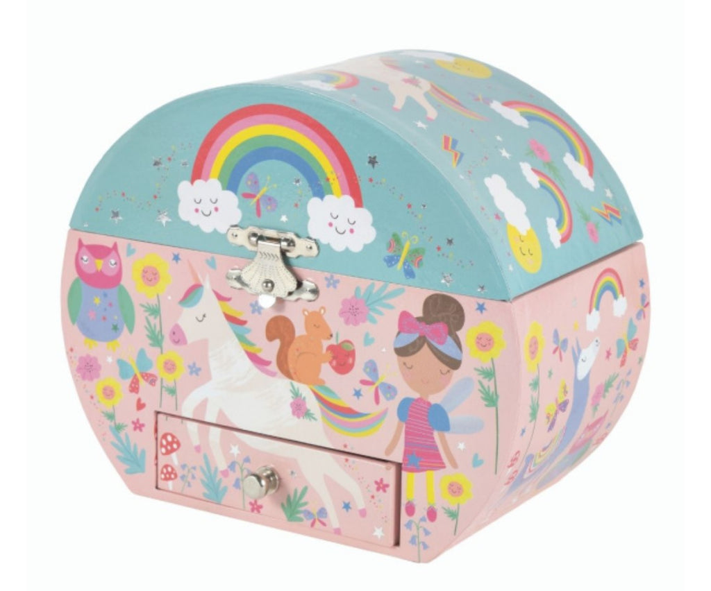 Joyero Musical - Hadas y Arcoiris