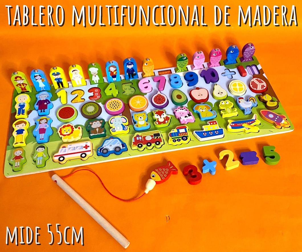 Tablero Multifuncional Naranja CHIKY MARKET
