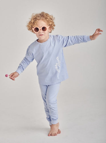 Pijama Set (Long Sleeve) - Blue