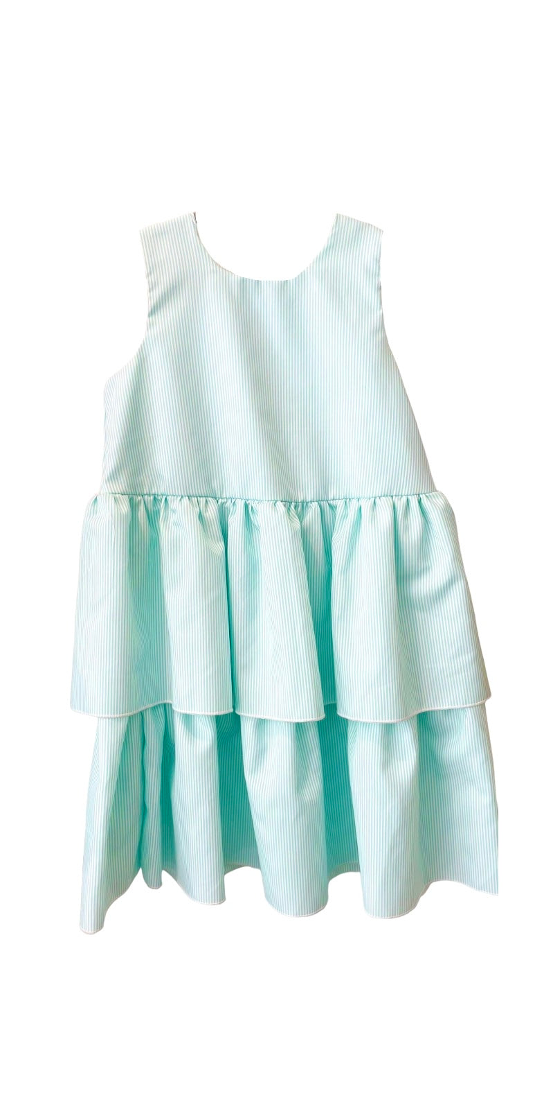 Vestido Menta Rayas CLIP