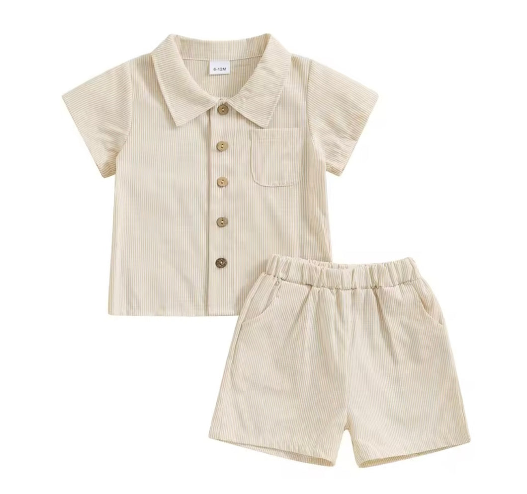 Conjunto Rayas Tobias Capuchino  CHIKY NYNIO