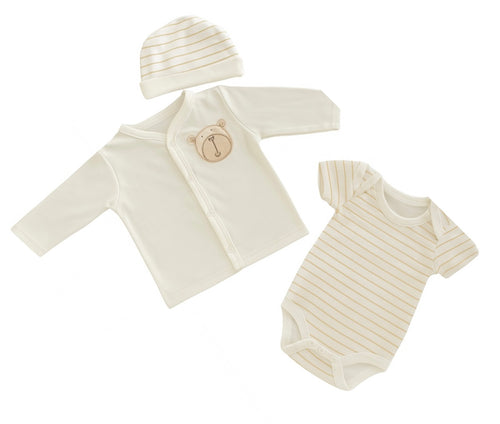 Set Ositos Blancos con Gorro  CHIKY NYNO