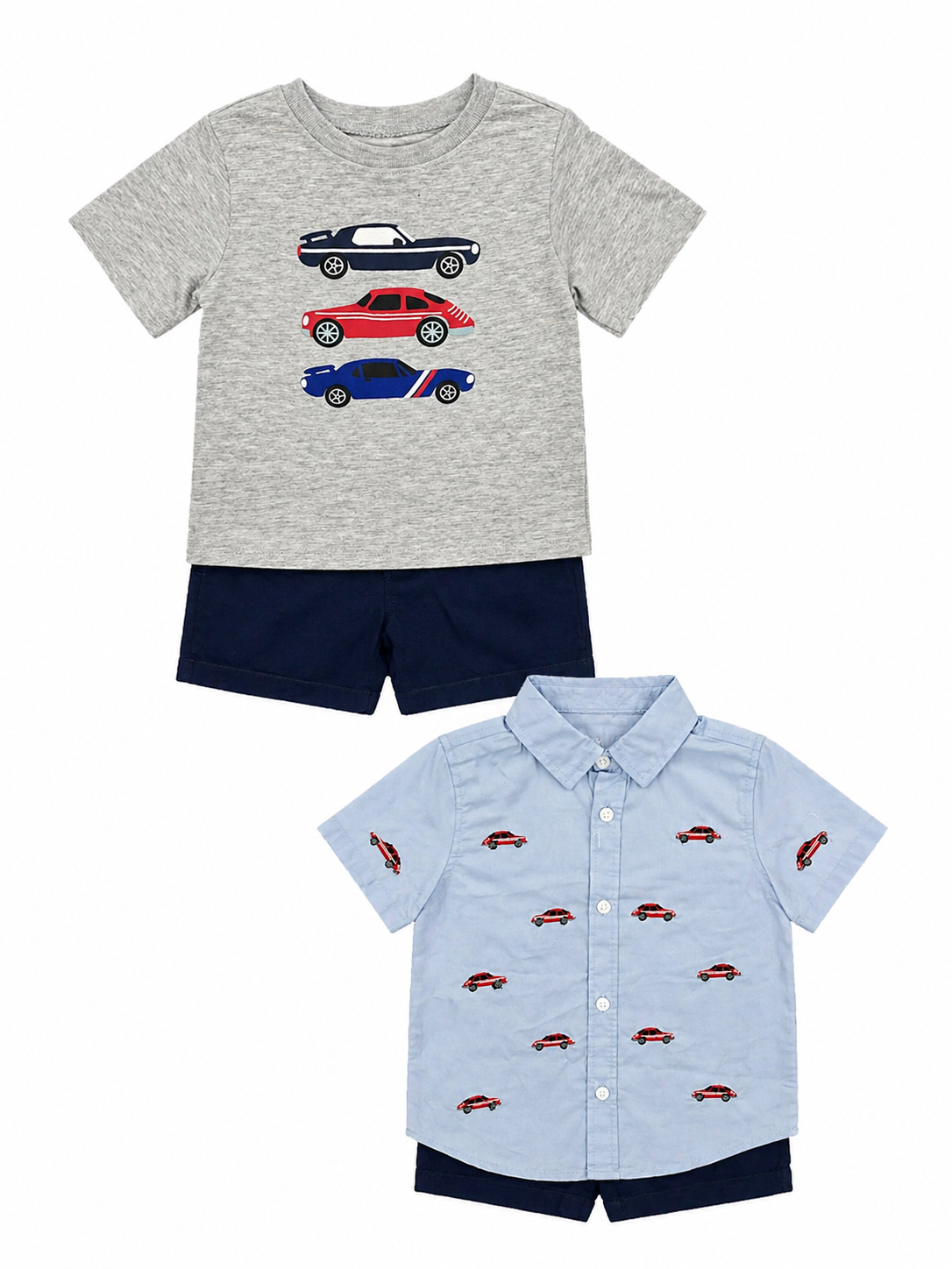 Conjunto niño carritos 3pz
