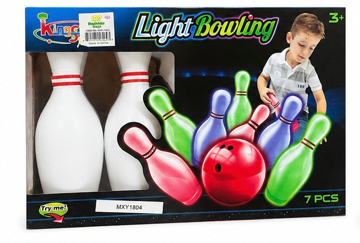 Juego de bolos con luz