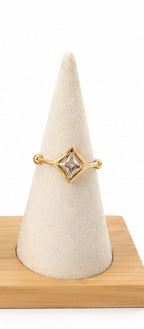 Anillo Van Cleef rombo oro 10k