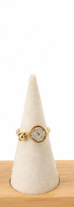 Anillo doble Flor oro 10k ENTRE JOYAS
