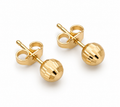 Aretes Bola med Diamantada ENTRE JOYAS