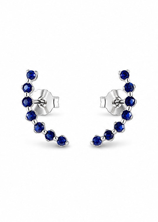 Arete Lambada Zafiro .925 COLECCION MOND