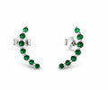 Arete Lambada Esmeralda .925 COLECCION MOND