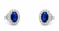 Arete Zafiro Oval .925 COLECCION MOND