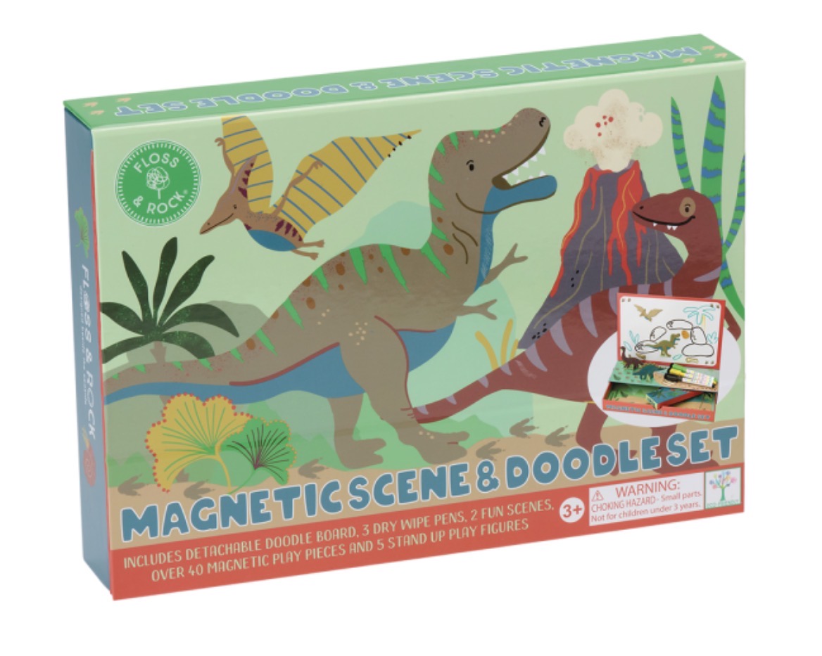 Escena Magnetica y juego de Garabatos- Hada Arcoiris