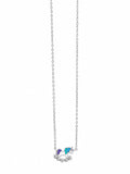 Collar Unicornio esmaltado plata .925 COLECCIÓN BAMBINA