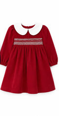 Vestido Terciopelo Cuello Redondo PETIT NENE