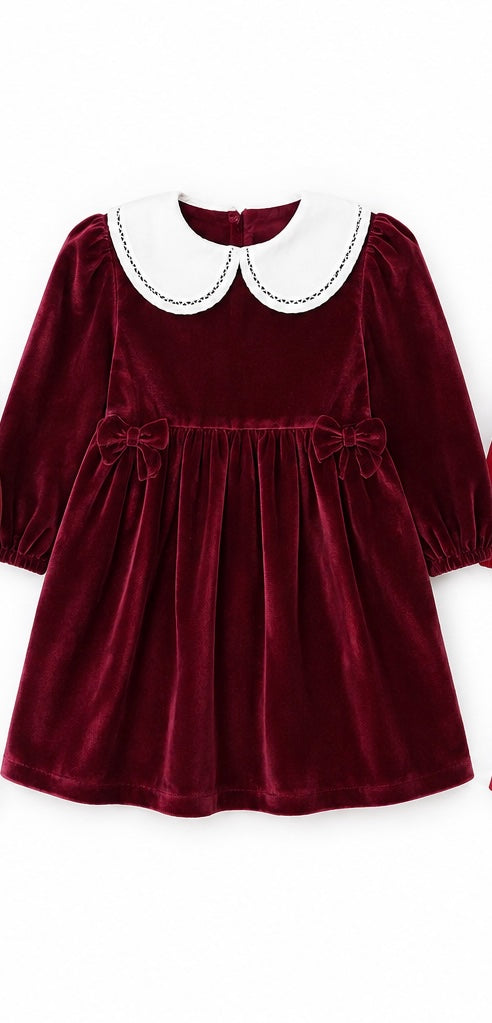 Vestido Tinto Cuello bordado PETIT NENE