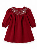 Vestido Terciopelo Rojo Coquette PETIT NENE