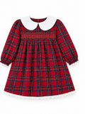 Vestido Cuadros Rojo PETIT NENE