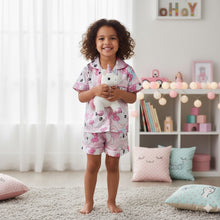 Cargar imagen en el visor de la galería, PIjama de Niña Gatitos Satinada CHIKY NYNO