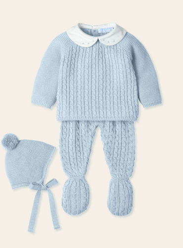 Conjunto Nube  3 Piezas Punto  NINA&BO