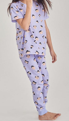 Pijama Set (Short Sleeve) - Happy People